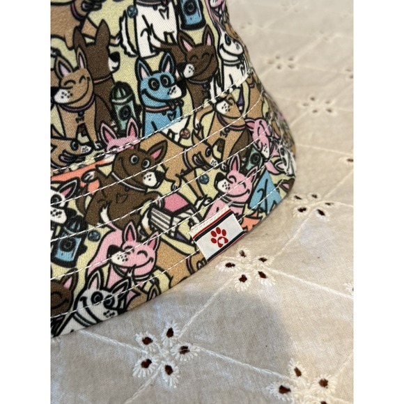 Rare Bob's From Sketchers Bucket Hat Friends Fur Ever Dogs Print Adult - Picture 2 of 7